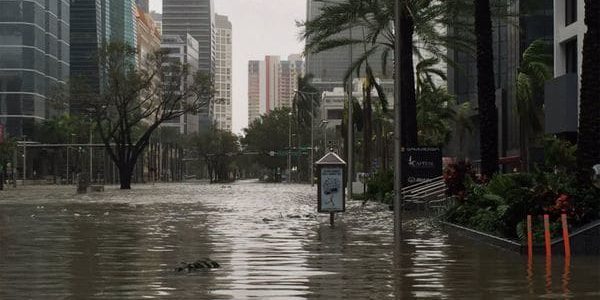 Brickel Miami Flooded