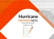 Hurricane preparedness checklist concept image