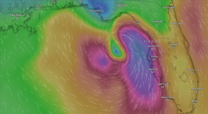 Windy Map Hurricane Helene Path Prediction