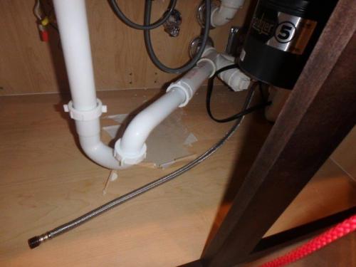 Kitchen Pipe Leak