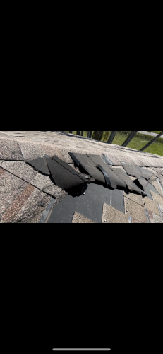 Roof Damage from Hurricane Ian